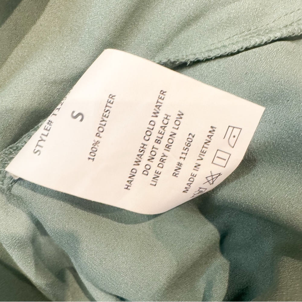 Lush Mint Green Cold Shoulder Top - Picture 5 of 6
